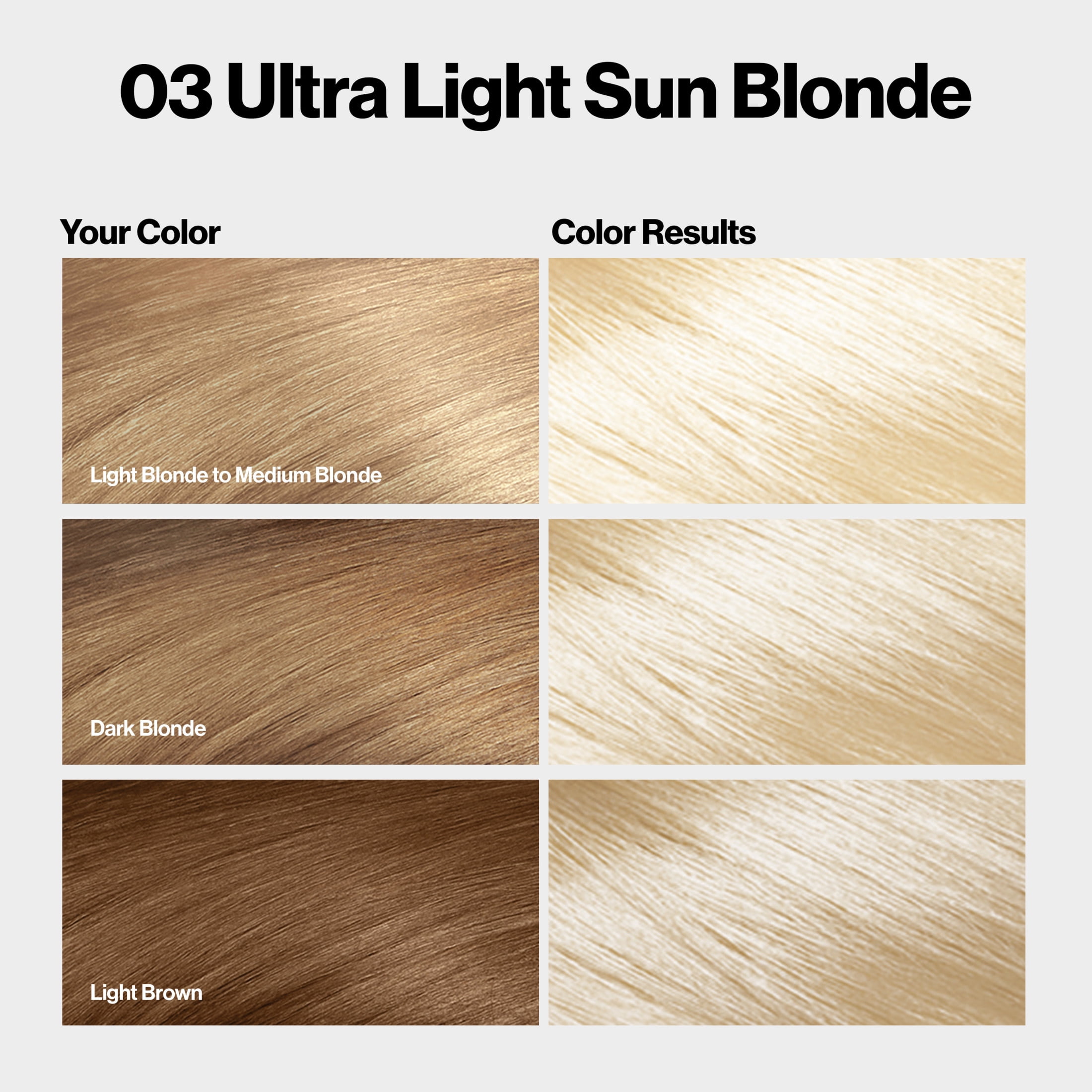 (3 pack) Revlon ColorSilk Permanent Hair Color, Bond Repair Complex, 03 Ultra Light Sun Blonde, 1 pack