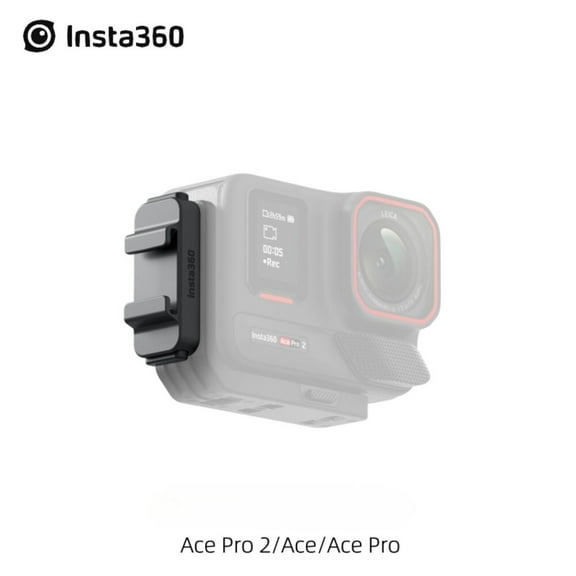 Quick Release Cold Shoe Mount for Insta360 Ace / Ace Pro / Ace Pro 2 Lightweight Magnetic Vertical-Horizontal Switch Mount for Microphones & Lights