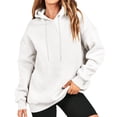 thumbnail image 2 of Gibobby Sudadera con cierre mujer, Sudaderas con capucha y gráficos Y2K de ajuste holgado, sudaderas informales para mujer(Blanco,M), 2 of 4