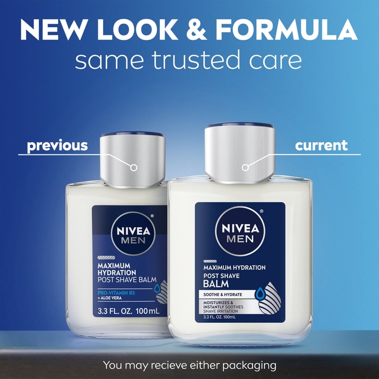 NIVEA MEN Hydration Post Shave Balm, 3.3 fl oz, Aftershave