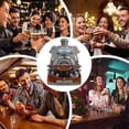 thumbnail image 2 of New Whiskey Glass Decanter, Halloween Fun Whiskey Bottle, Home Bar Decoration Gift Whiskey Decanter Set, 2 of 4