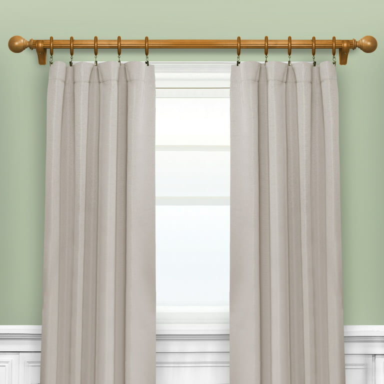 Belmont 1 3/8 Inch Wood Curtain Rod / Pole - Hazel