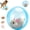 Blue, variant on Self-Rolling Interactive Cat Ball, Automatic 360° Rolling Motion Pet Toy, Realistic Moving Interactive Ball for Cats & Dogs, Indoor Chase & Exercise Toy for Active Play (Blue, Rabbit)