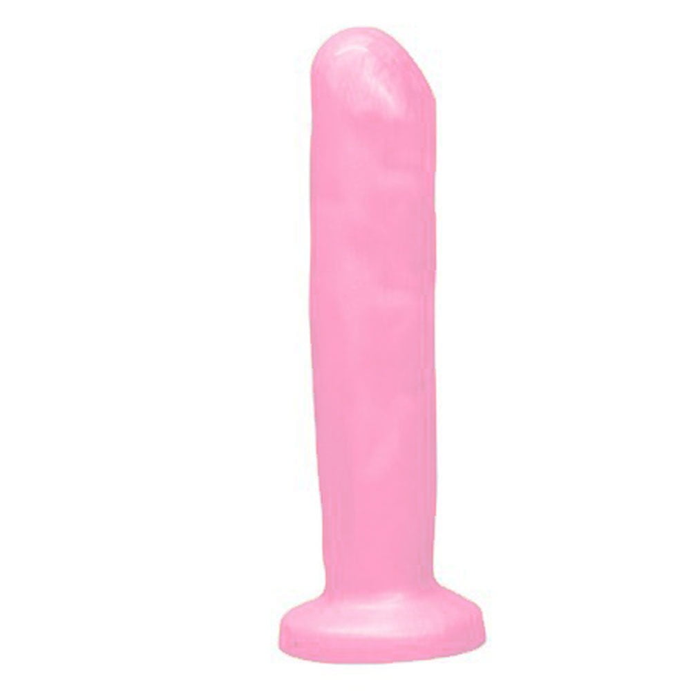 Lickerlish 8' Pure Silicone Massager with Suction Cup (Pink)