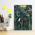 thumbnail image 2 of FORMRS Acrylic Clipboard with Low Profile Clip Standard A4 Letter Size, 12.5" x 9", Floral Forest Scene, 2 of 8