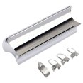 thumbnail image 1 of EeaseCA 1 Set Professional Guitar Slide Stainless Steel Instrument Finger Slider Picks, 1 of 7
