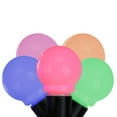 thumbnail image 1 of Kurt Adler Mini Glass Globe LED Christmas Light Set - Multi-Color - 15 ft Black Wire - 10ct, 1 of 1