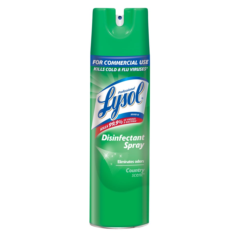 Professional Lysol Disinfectant Spray, Country Scent, 19oz