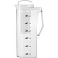 thumbnail image 1 of Hervidor de agua fría para refrigerador, almacenamiento de agua doméstico, tetera de gran capacidad, mango de acero inoxidable, capacidad de 64 oz, para escritorio de oficina, diseño portátil, 1 of 5