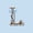 Blue L, variant on Homewish Girls Initial B Leopard Print Zipper Twin Comforter Sets with Fitted Sheet and 2 Pillowcases,Teens Kawaii Ribbon Bowknot Zipper Bedding Set,4-Piece