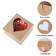 thumbnail image 4 of Cajas para cupcakes - Mini cajas de papel individuales visibles para empacar pasteles, paquete de 10, 4 of 8