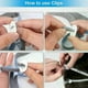 thumbnail image 3 of CPAP Elastic Headband Mask P10 Nasal Pillow Mask Includes 2 Adjustment Clips Suitable for Resmed Airfit P10 Nasal Mask Headband, 3 of 5