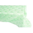 thumbnail image 3 of Sheer Lace Tablecloth Overlay Wedding and Party Decoration Mint, 3 of 3