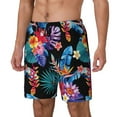 thumbnail image 2 of Haiem Tropical Palm Leaves Men'S Quick-Dry Swim Trunks: Comfortable Beach Shorts With Mesh Lining And Pockets - Ideal For Swimming And Sunbathing 3x-Large, 2 of 9