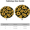 thumbnail image 6 of Spring Flower Cherry Round Fitted Tablecloth with Elastic 40-44 Inch, 6 of 6