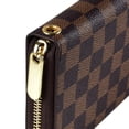 thumbnail image 5 of Coolmade Women’s Checkered Zip Around Wallet and Phone Clutch - RFID Blocking with Card Holder Organizer - PU Vegan Leather, 5 of 8