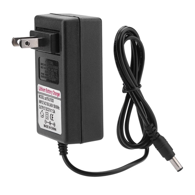 Adaptador de fuente de alimentación de carga segura CA CC 21 V 2 A Cargador de batería de iones de litio