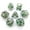 Green, variant on Polyhedral Dice Set Hollow Gold Metal for DND TRPG Board Games,Adult