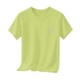 thumbnail image 6 of PIWHJQK Girls'Short Sleeve T Shirts Casual Comfortable Tees Boys Girls Solid Short Sleeve Crew Neck Top With Rhinestone Print Summer Tops, 6 of 6