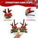 thumbnail image 2 of Accesorios para el cabello navideños para mujer, lindos y divertidos, con forma de Papá Noel, árbol de Navidad, imitación de cornamenta de peluche, clip de pico de pato., 2 of 5