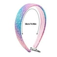 thumbnail image 2 of Glittery Hairband For Women 25cm Wide Sparkly Headband High Hairline Fashion Accessory Colorful Hair Clip Barrettes, 2 of 4