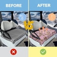 thumbnail image 5 of Aplkyhs Camouflage Hunting Golf Seat Covers for Cart Breathable Universal Golf Cart Seat Blanket for EZGO TXT RXV Keep Warm in Winter Protective Cushion Machine Washable, 5 of 7