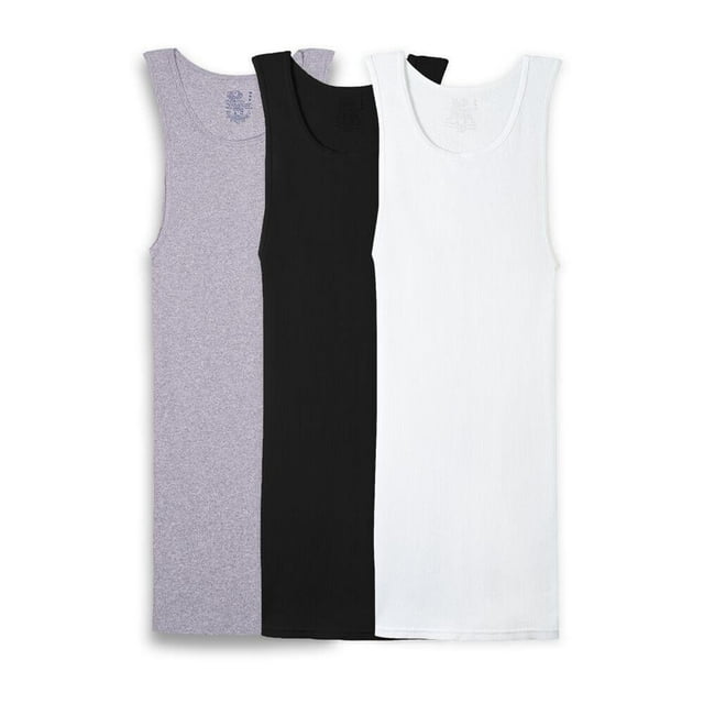Camiseta Fruit Of The Loom para Hombre Atlética Multicolor 3 Piezas Talla CH