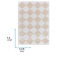 thumbnail image 2 of Livabliss Washable Rugs for Living Room, 5x7 Lillian Modern Off-White Area Rug, Bedroom Dining Room Home Decor Stain Resistant Carpet (5'3" x 7'), 2 of 7