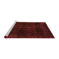 thumbnail image 2 of Ahgly Company Machine Washable Indoor Square Abstract Red Modern Area Rugs, 4' Square, 2 of 4