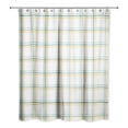thumbnail image 2 of Creative Products Plaid Green Yellow 71 x 74 Shower Curtain, 2 of 2