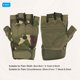 thumbnail image 2 of Guantes sin dedos para hombres Uxcell, guantes de medio dedo, transpirables, para entrenamiento, camuflaje, 1 par, L, 2 of 6