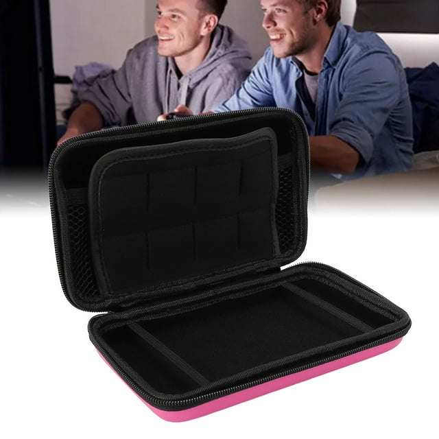 Étui de Transport pour NEW 3DS TG, Super Edition, NEW 2DS TG, NEW 3DS LL, pour 3DS TG, pour 3DS LL, Étui Rigide de Protection de Voyage avec 8 Emplacements pour Jeux, PU Imperméable et EVA Rigide