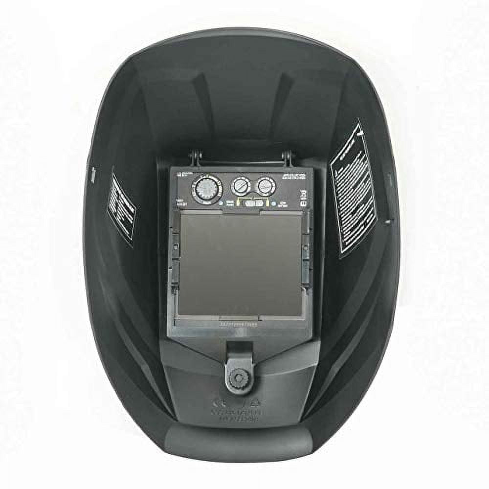 Weldcote Metals Ultraview Auto Darkening Welding Helmet Shades 5-9 and 9-13, Black