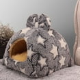 thumbnail image 3 of Guinea Pig Bed Rabbit Hideout Warm Fleece Cuddle Cup Washable Winter Sleeping House for Small Pet/Ferret/Chinchilla/Bunny, 3 of 6