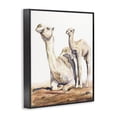 thumbnail image 2 of Stupell Industries Traditional Cute Baby Camel Family Animal Watercolor Black Framed Giclee Art, 11 x 14, by George Dyachenko, 2 of 7