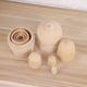 thumbnail image 3 of EeaseMX 5 muñecas Matryoshka de madera sin pintar para manualidades., 3 of 7