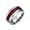 F, variant on TopLLC Rings Couple Ring Wood Grain Titanium Steel Heart Three Layer Ring Ring Set Ring ring