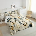 thumbnail image 3 of Manfei Retro Xmas Nutcracker Bedding Comforter Set,Gold Castle Snowflake Twin Comforter Sets,Merry Christmas Bedding Set For Girls Kids,Breathable Home Decor Reversible,2-Piece, 3 of 8