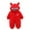 w93# Red, variant on Wuxian Baby Girls Boys Winter Bodysuit Classic Hoodies Zipper Up Long Sleeve Fuzzy Wool Jumpsuit Solid Color Thick For Toddler Winter Warm Cozy Romper Outfit,12-24 Months