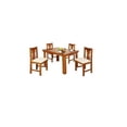 thumbnail image 1 of Comedor Kessa Muebles Dakota 4 sillas Café, 1 of 2