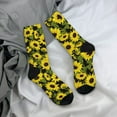 thumbnail image 5 of Vsdgher Sunflowers In Vintage Crew Socks for Men & Women, Breathable Casual Athletic Ankle Socks, 5 of 6