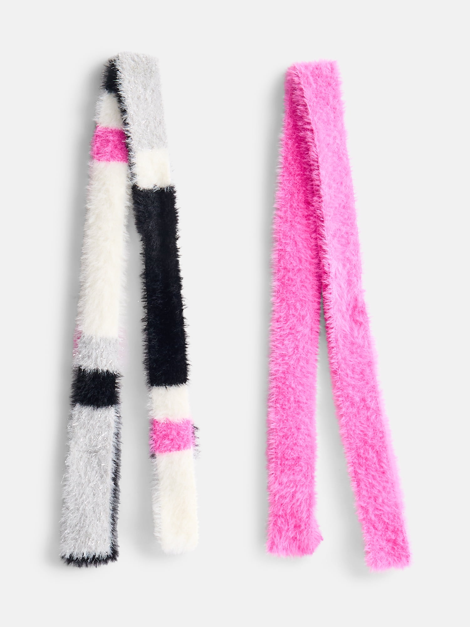 No Boundaries Women's Skinny Scarf, CSI Tropical Pink Stripe