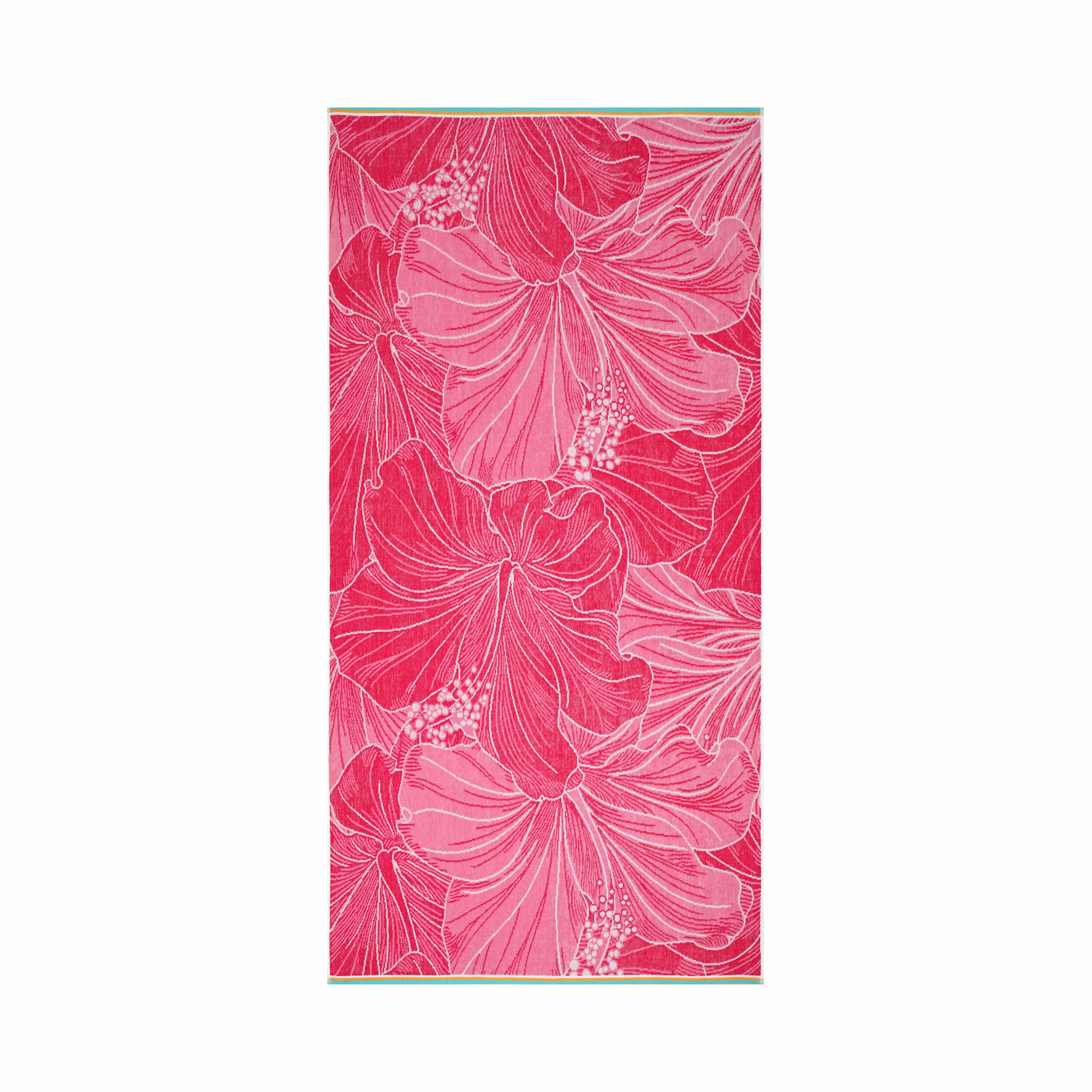 Coastal Charm Adult Hibiscus Beach Towel (Pack of 2)
