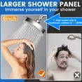 thumbnail image 5 of Shower Head, 6" High Pressure Rain Showerhead, Adjustable Chrome Rain Shower Heads with Durable Nozzles, 5 of 7