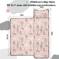 thumbnail image 5 of Princess and Swan Pink Pattern Teens Toddler Nap Mat with Pillow, Sleeping Mat Bag for Preschool Daycare 60"x20", 5 of 6