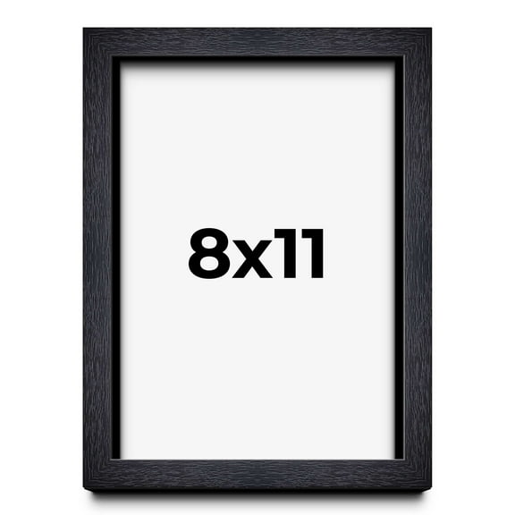 8x11 Shadow Box Frame Black | 1 Inches Deep Real Wood Farmhouse Shadowbox Display Frame | UV