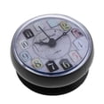 thumbnail image 4 of Abbracc 1Set Bathroom Clock Waterproof Suction Cup Kitchen Mini Bath Wall Clock Orange5 Orange5 Black3, 4 of 9