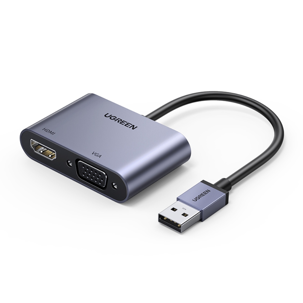 Ugreen Convertidor De Video Usb c M Hdmi 4k 30hz H Vga H 1920x1200p 60hz Pd In