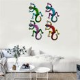 thumbnail image 5 of 4 Colors Gecko- Metal Wall Art Metal Lizard Art Wall Sculpture Hanging Decor, 5 of 7