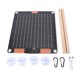 thumbnail image 2 of Cargador De Panel Solar, Cargador De Teléfono Celular De Panel Solar De Doble Cara, Artesanía Exquisita 20W Para Teléfono, 2 of 7